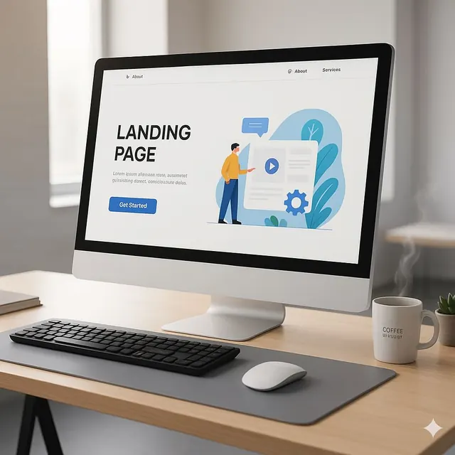 Landing Page Website project preview